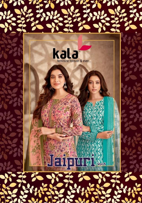 Kala Jaipuri Vol-5 – Kurti Pant With Dupatta